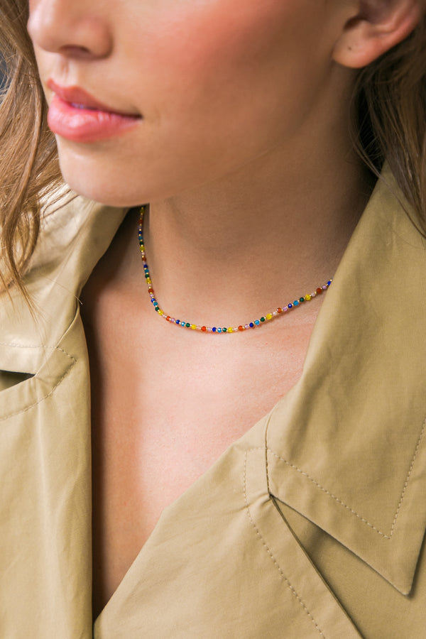 colored-enamel-pearl-necklace Flying Tomato-Sophia's StyleEARRINGS-1